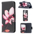 Pikkukuva 1 / 4: Lompakkokotelo iPhone 12 Pro Max - Vaaleanpunainen Kukka