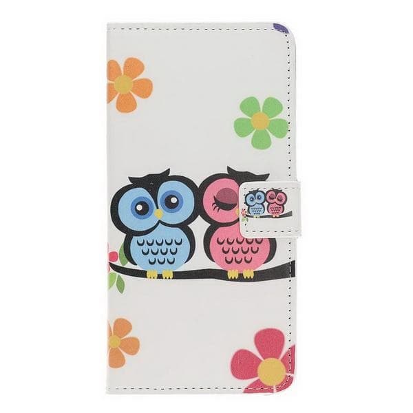Plånboksfodral Samsung Galaxy A10 - Ugglor & Blommor