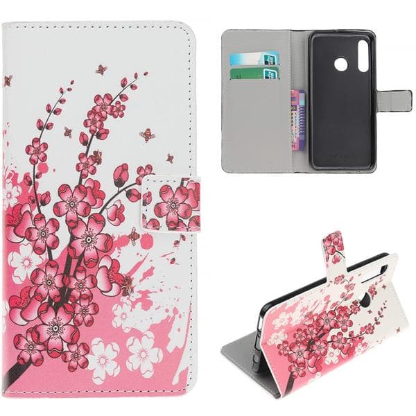 Plånboksfodral Huawei P30 Lite - Körsbärsblommor