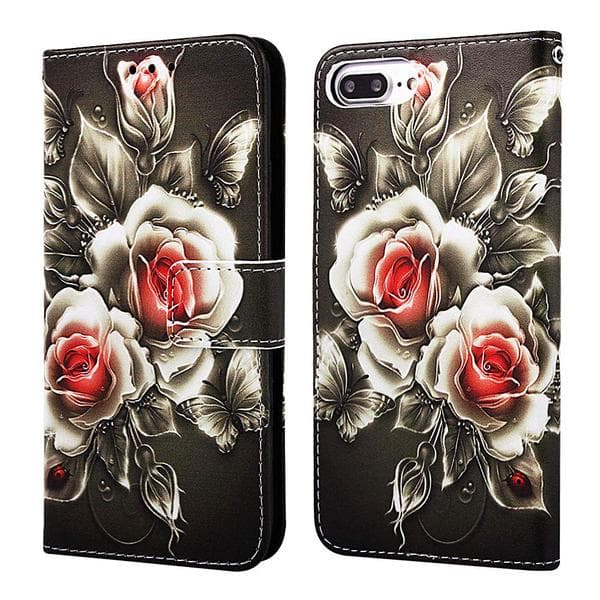 Plånboksfodral Apple iPhone 6 Plus / 6s Plus – Rosor