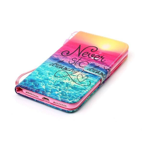 Plånboksfodral Apple iPhone 7 Plus – Never Stop Dreaming