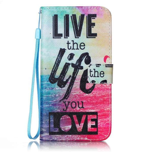 Plånboksfodral iPhone 6 Plus / 6s Plus - Live The Life You Love