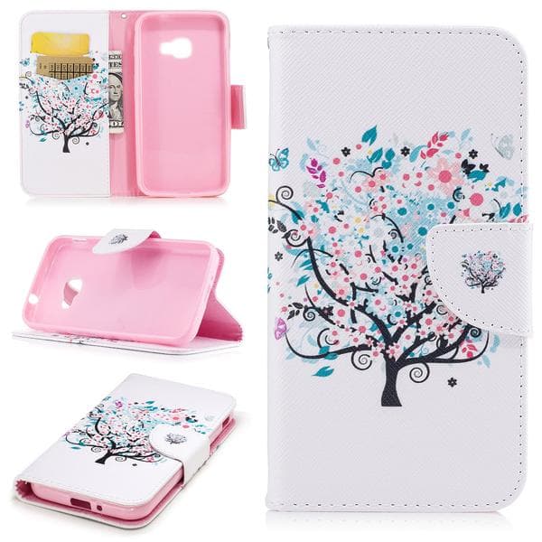 Plånboksfodral Samsung Xcover 4 / 4s - Färgglatt Träd