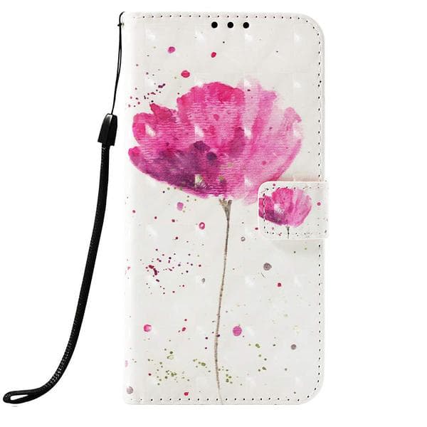 Plånboksfodral Samsung Galaxy A20e – Rosa Blomma