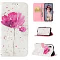 Miniatyrbillede 1 af 5: Plånboksfodral Samsung Galaxy A20e – Rosa Blomma