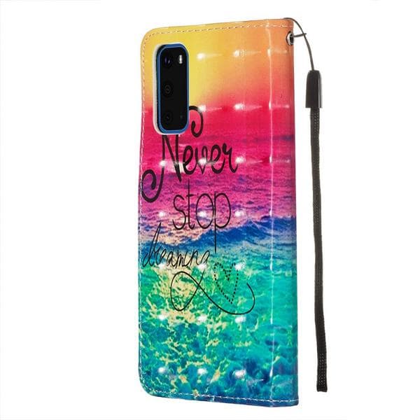 Plånboksfodral Samsung Galaxy S20 – Never Stop Dreaming