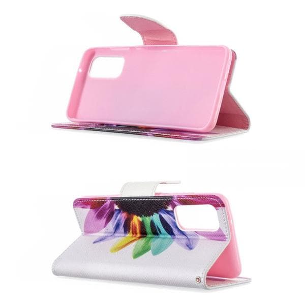 Plånboksfodral Samsung Galaxy S20 – Färgglad Blomma