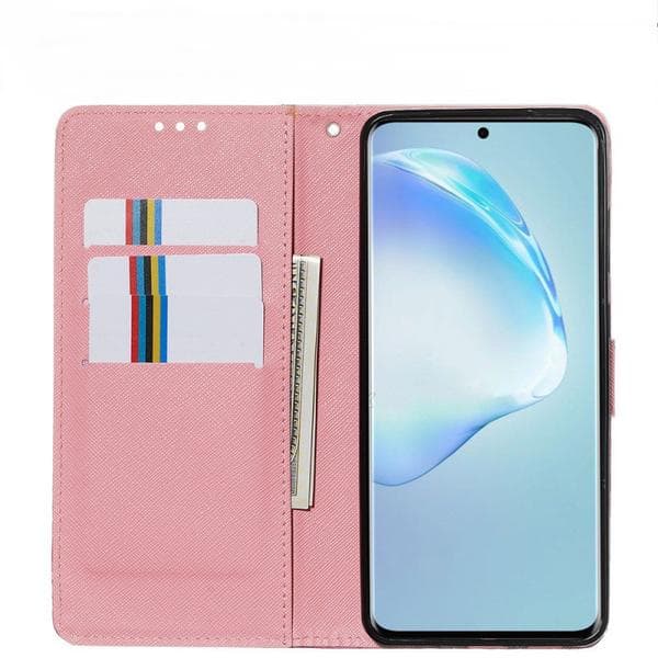 Plånboksfodral Samsung Galaxy S20 Plus – Rosa Blomma