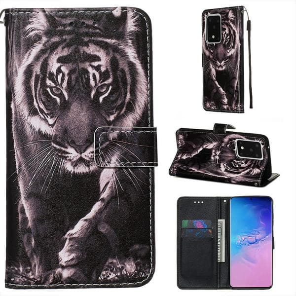 Plånboksfodral Samsung Galaxy S20 Ultra – Tiger