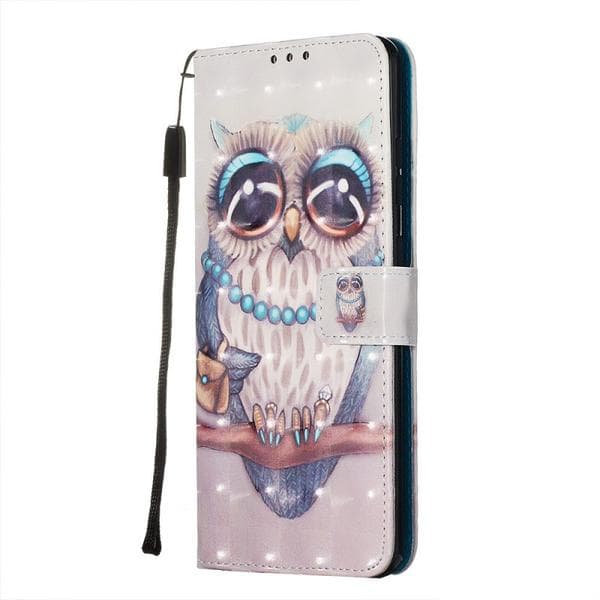Plånboksfodral Samsung Galaxy S20 Ultra – Utsmyckad Uggla