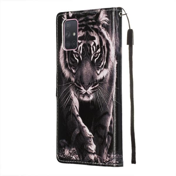 Plånboksfodral Samsung Galaxy A51 – Tiger