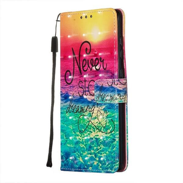 Plånboksfodral Samsung Galaxy A51 - Never Stop Dreaming
