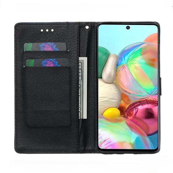 Plånboksfodral Samsung Galaxy A51 – Rosor