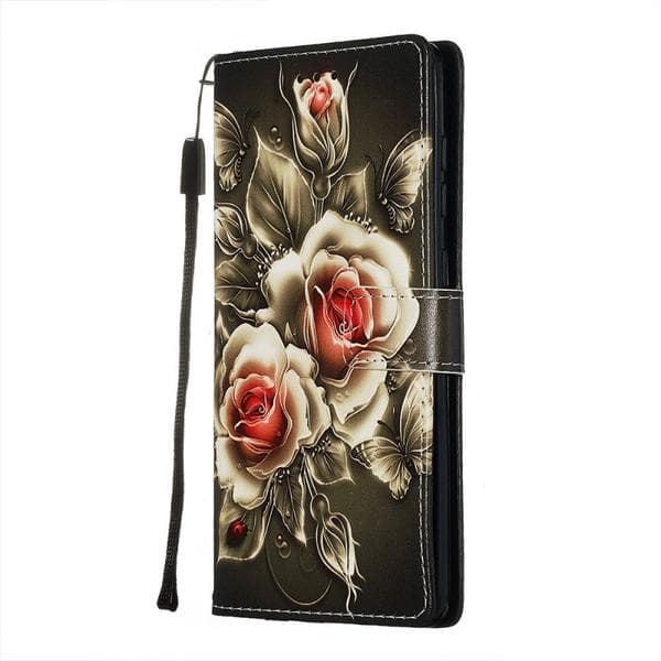 Plånboksfodral Samsung Galaxy A71 – Rosor