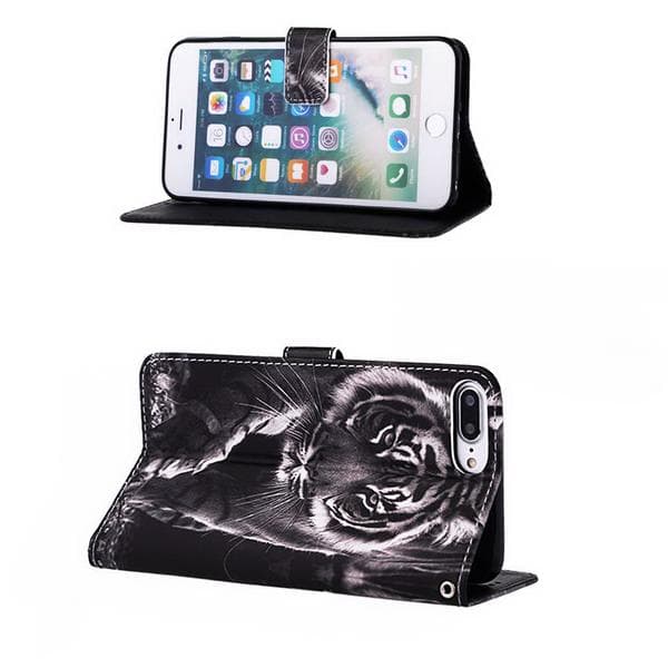 Plånboksfodral Apple iPhone 8 Plus – Tiger