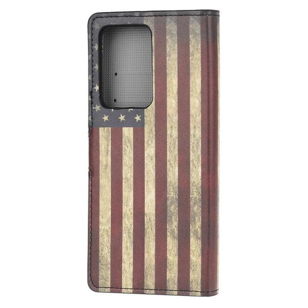 Plånboksfodral Samsung Galaxy S20 Ultra - Flagga USA