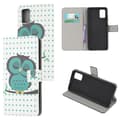Miniatyrbillede 1 af 6: Plånboksfodral Samsung Galaxy A51 - Prickigt med Uggla