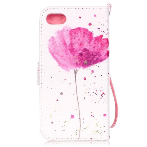 Plånboksfodral iPhone SE (2020) - Rosa Blomma