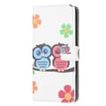 Miniatyrbillede 2 af 6: Plånboksfodral Samsung Galaxy A41 - Ugglor & Blommor