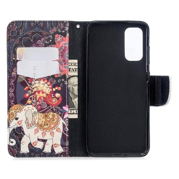 Plånboksfodral Samsung Galaxy S20 – Indiskt / Elefant