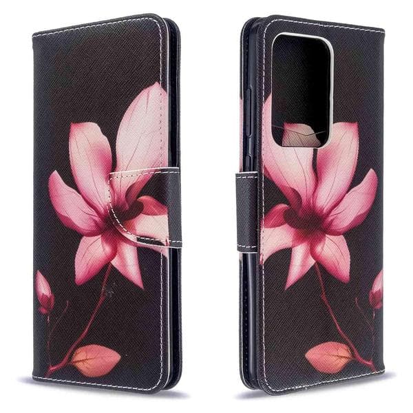 Plånboksfodral Samsung Galaxy S20 Ultra – Rosa Blomma