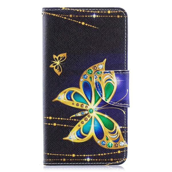 Plånboksfodral Samsung Galaxy A40 – Guldfjäril