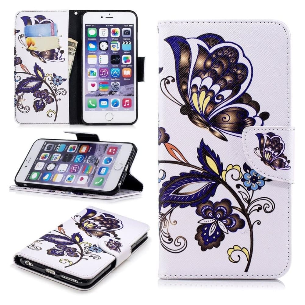 Plånboksfodral Apple iPhone 7 - Elegant Fjäril