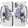 Pikkukuva 2 / 5: Plånboksfodral Apple iPhone 11 Pro – Döskalle / Rosor