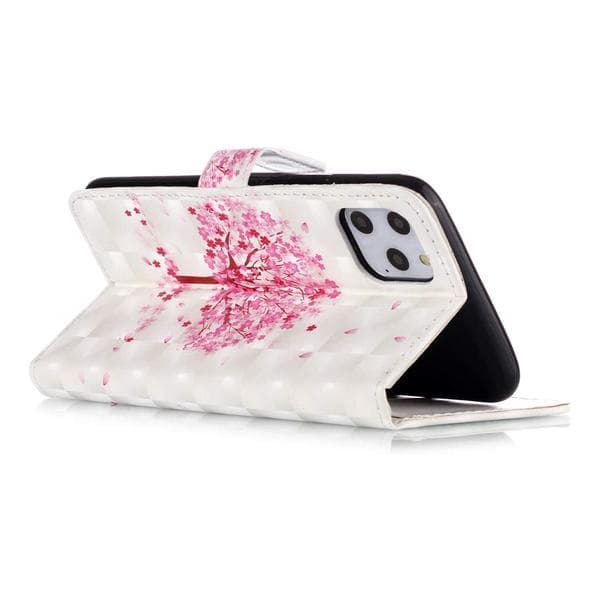 Plånboksfodral Apple iPhone 11 Pro Max – Rosa Träd
