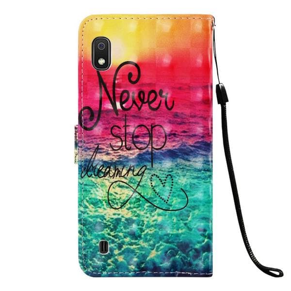 Plånboksfodral Samsung Galaxy A10 – Never Stop Dreaming