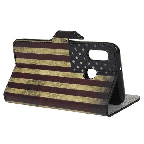 Plånboksfodral Samsung Galaxy A20e - Flagga USA