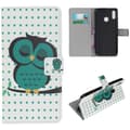 Miniatyrbild 1 av 5: Plånboksfodral Huawei Y6 2019 - Prickigt med Uggla