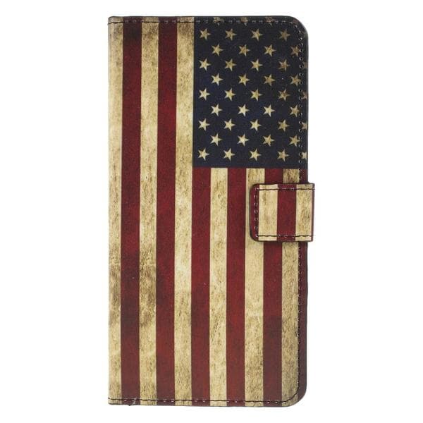 Plånboksfodral Huawei P30 Lite - Flagga USA