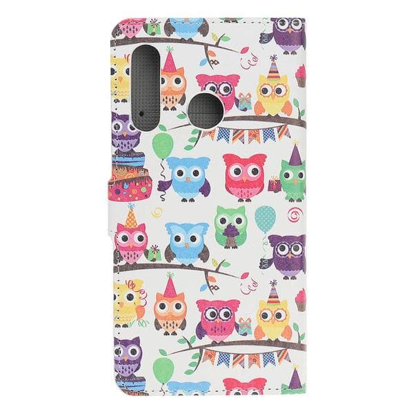 Plånboksfodral Huawei P30 Lite - Ugglor På Kalas