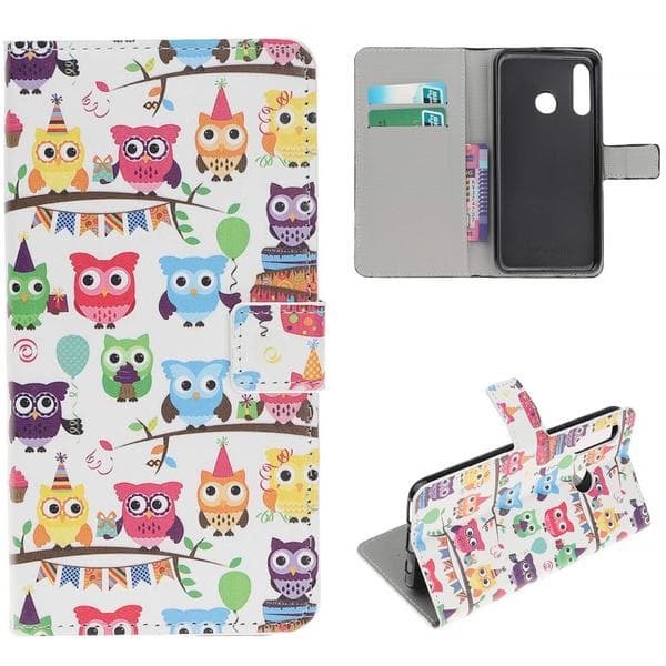 Plånboksfodral Huawei P30 Lite - Ugglor På Kalas