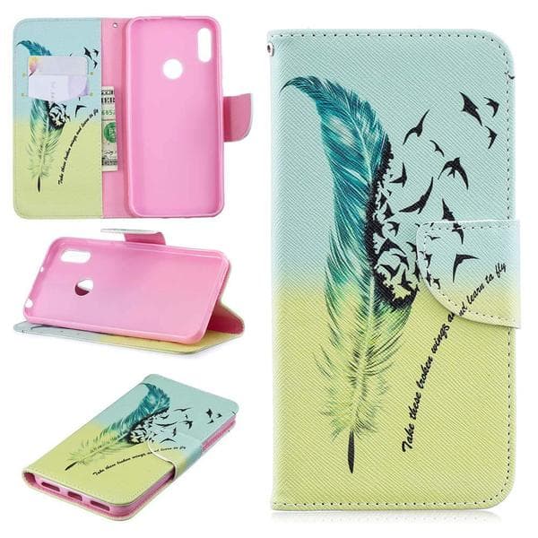Plånboksfodral Huawei Y6 2019  – Take These Broken Wings