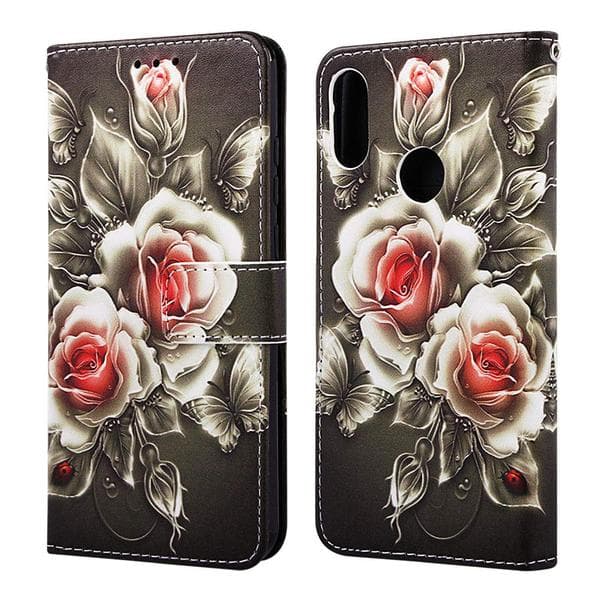 Plånboksfodral Huawei Y6 2019  – Rosor