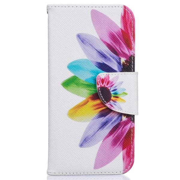 Plånboksfodral Apple iPhone 7 - Färgglad Blomma