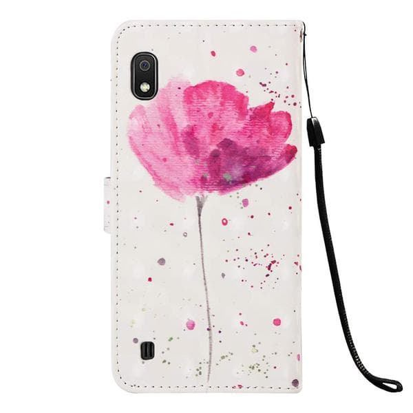 Plånboksfodral Samsung Galaxy A10 – Rosa Blomma