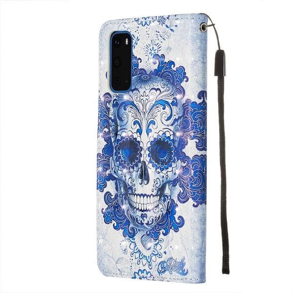 Plånboksfodral Samsung Galaxy S20 – Döskalle