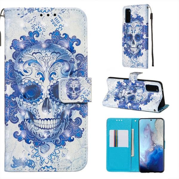 Plånboksfodral Samsung Galaxy S20 – Döskalle