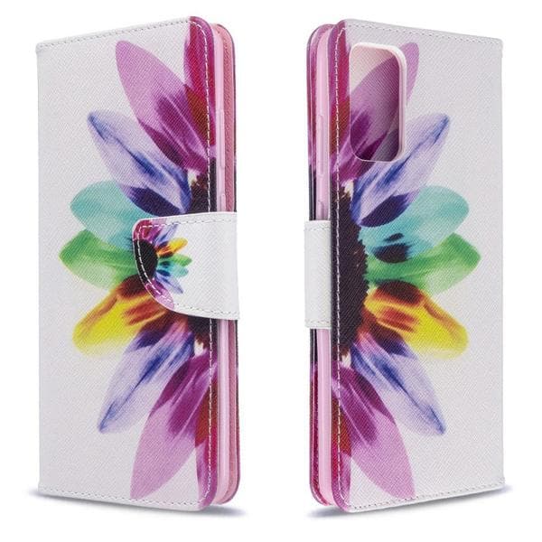 Plånboksfodral Samsung Galaxy S20 Plus – Färgglad Blomma