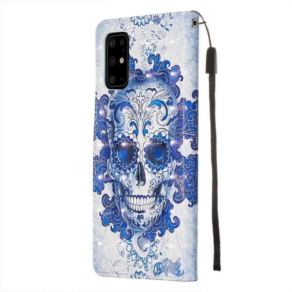 Plånboksfodral Samsung Galaxy S20 Plus – Döskalle