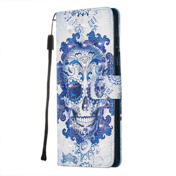 Plånboksfodral Samsung Galaxy S20 Plus – Döskalle