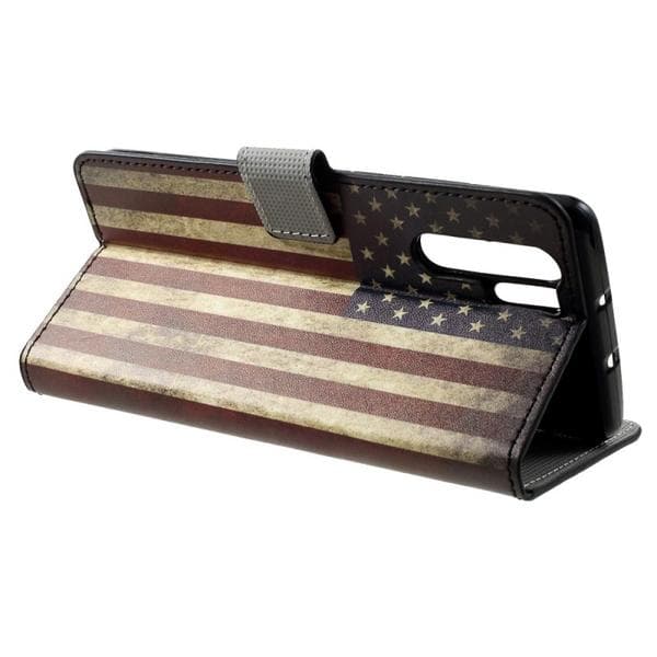 Plånboksfodral Huawei P30 Pro - Flagga USA