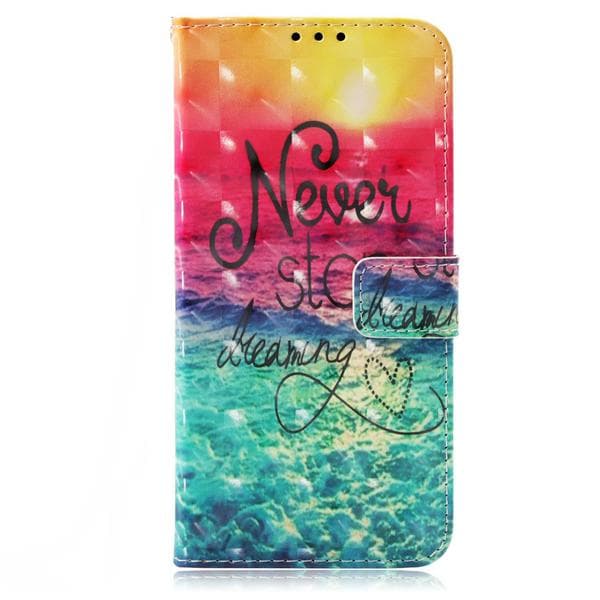Plånboksfodral Samsung Galaxy S10 Plus – Never Stop Dreaming