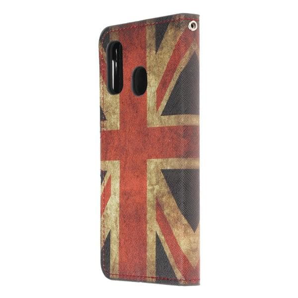 Plånboksfodral Samsung Galaxy A40 - Flagga UK