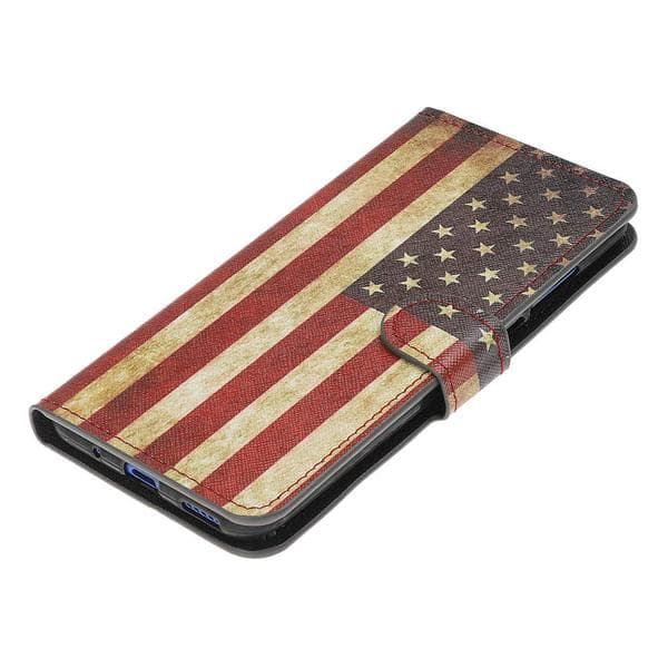 Plånboksfodral Huawei P30 Pro - Flagga USA