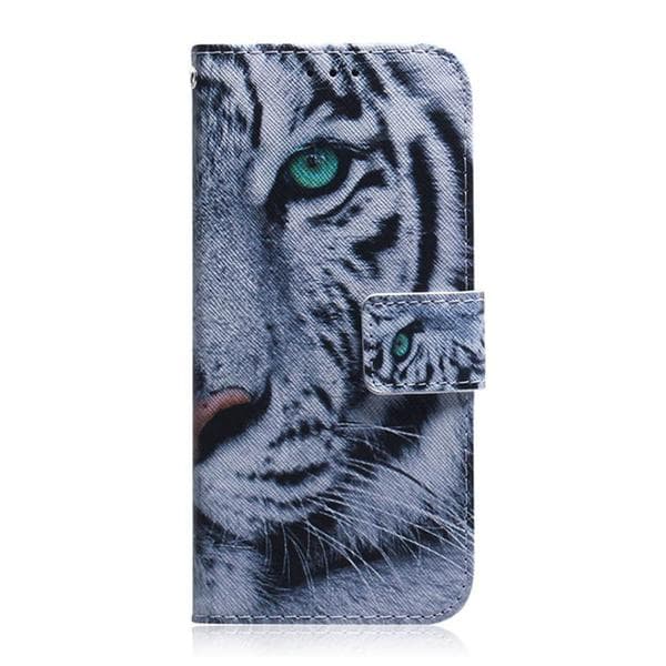 Plånboksfodral Apple iPhone 11 Pro - Vit Tiger