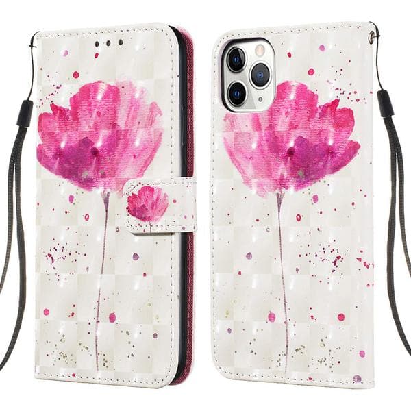 Plånboksfodral Apple iPhone 11 Pro Max – Rosa Blomma